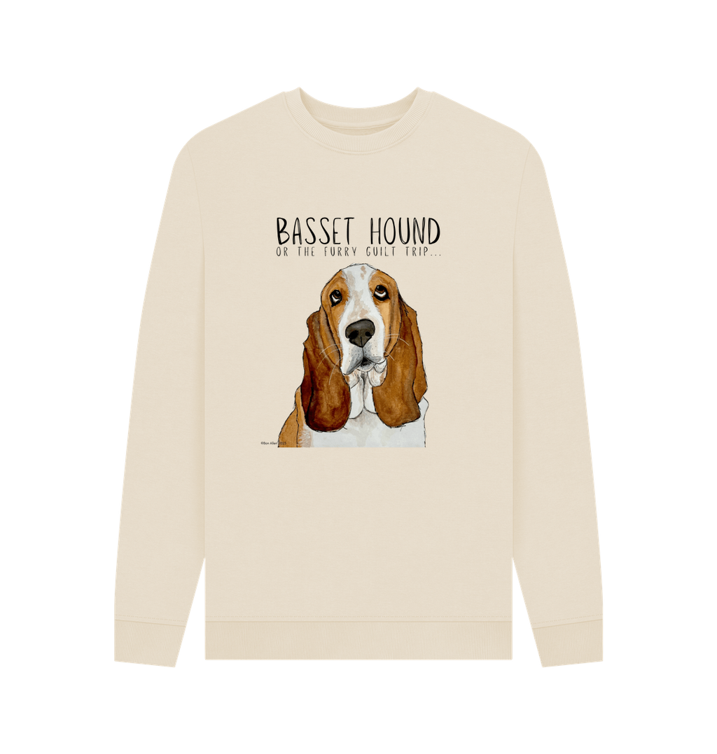 Basset Hound Crew Neck Sweatshirt: The Ultimate Furry Guilt Trip