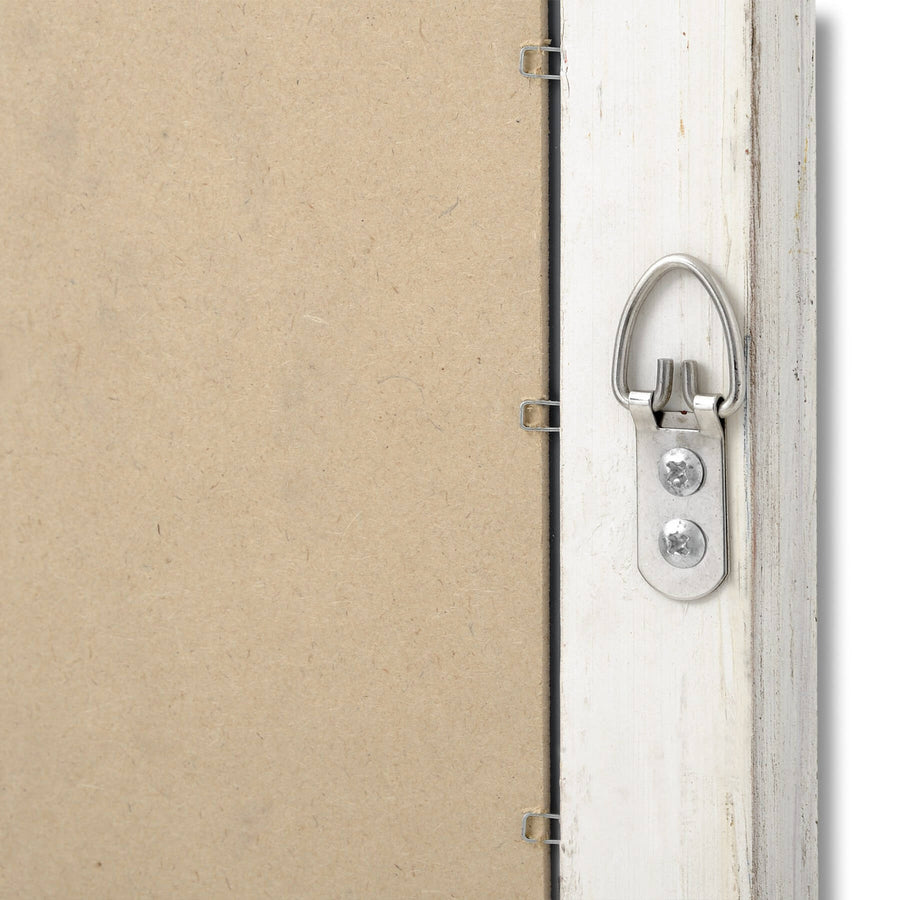 Antique white narrow wall mirror with delicate frame, perfect for hallways and small spaces, enhances light and decor. by Sostter at brixbailey.com
