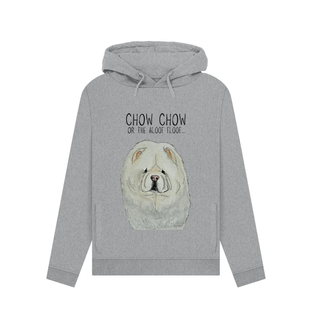 Stay Cozy in Style with the Cream Chow Chow Women's Hoodie – Featuring the Aloof Floof!