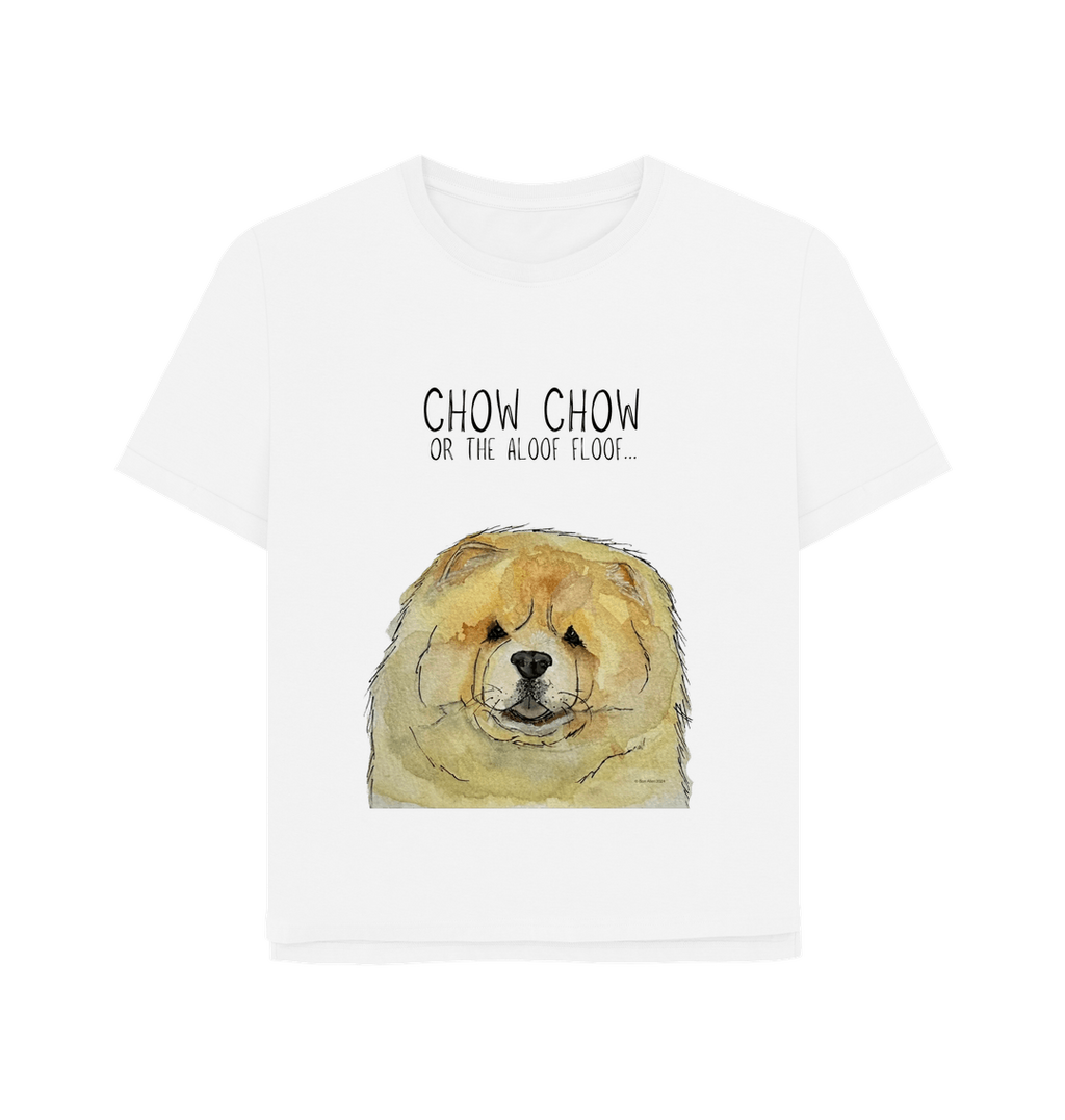 Chow Down in Style: Fawn Chow Chow Relaxed Fit T-Shirt