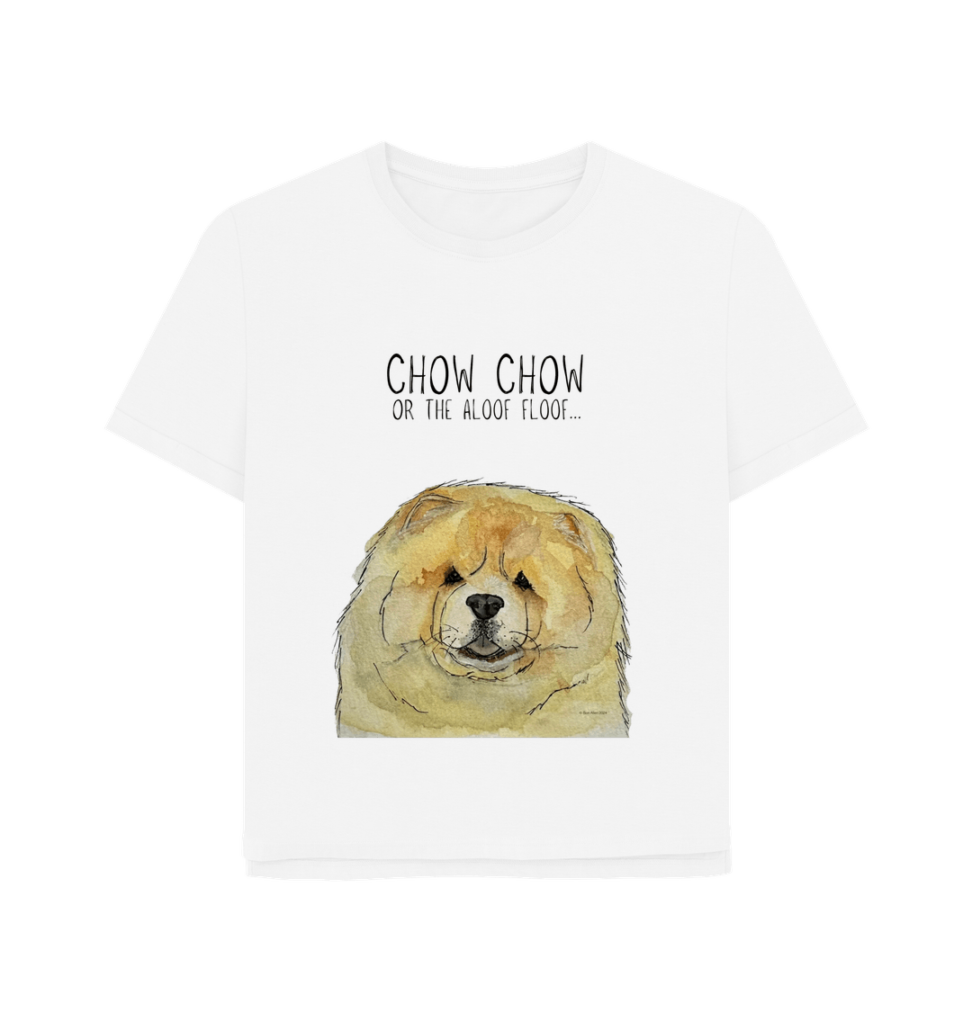 Chow Down in Style: Fawn Chow Chow Relaxed Fit T-Shirt