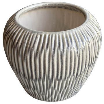 Hand-finished ceramic vase in earthy brown with organic speckled texture, modern minimalist silhouette, artisan craftsmanship. by Sostter at brixbailey.com