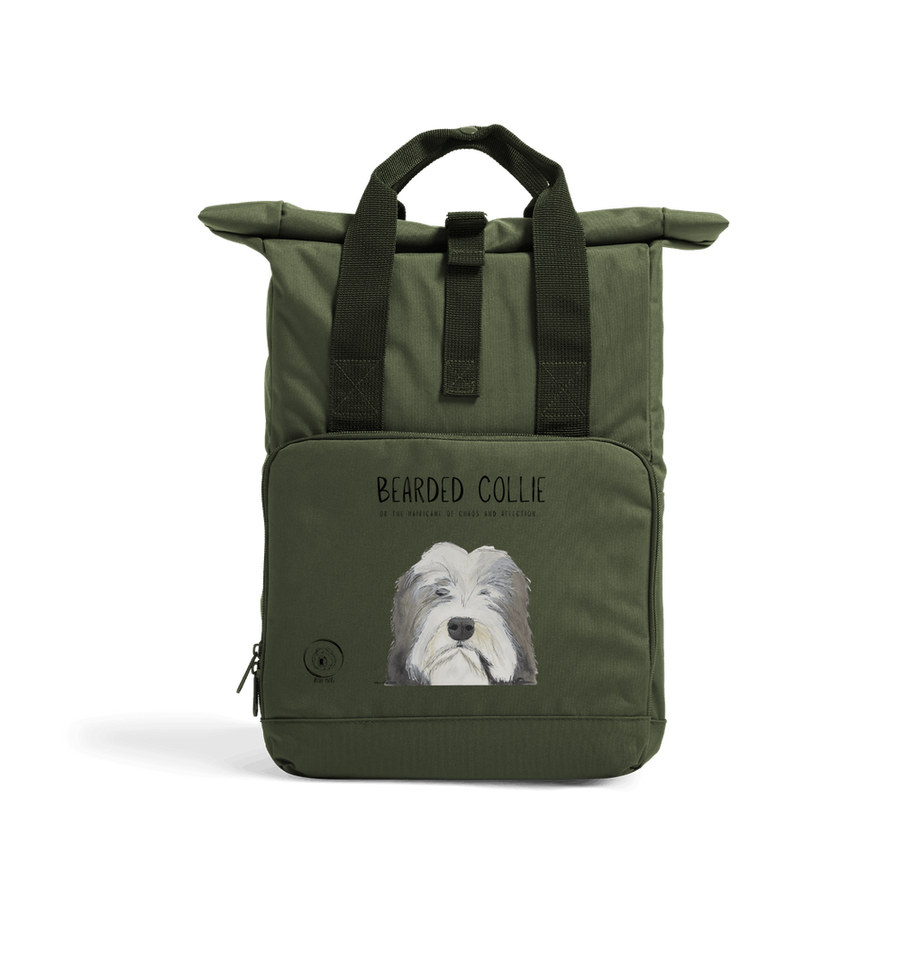 Pack It Like a Hairicane: Bearded Collie Chaos Backpack