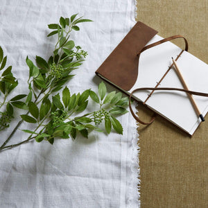 Lifelike artificial fennel stem with feathery green foliage, 76cm tall, perfect for farmhouse or Scandinavian decor by sostter at brixbailey.com