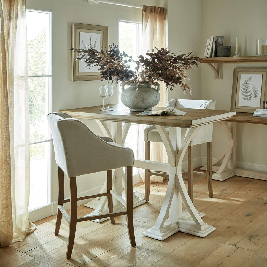 Handcrafted artificial branch in muted earth tones and ivory, lifelike texture, 74cm tall, for home decor accents by Sostter at brixbailey.com