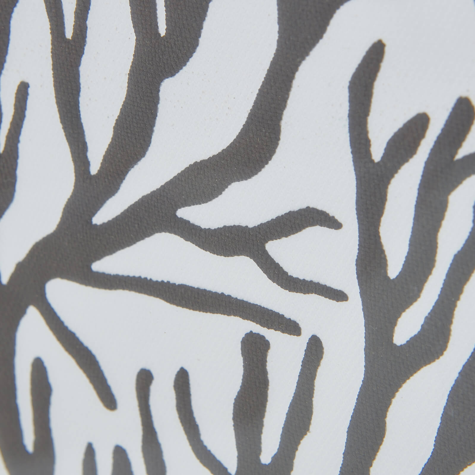 Handcrafted black coral artwork on white background with wooden frame, modern coastal wall decor by Sostter at brixbailey.com