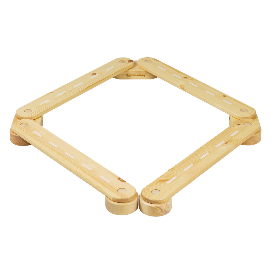 Pine Wood Balance Beam – Educational & Eco-Friendly Toy by MeowBaby at www.brixbailey.com