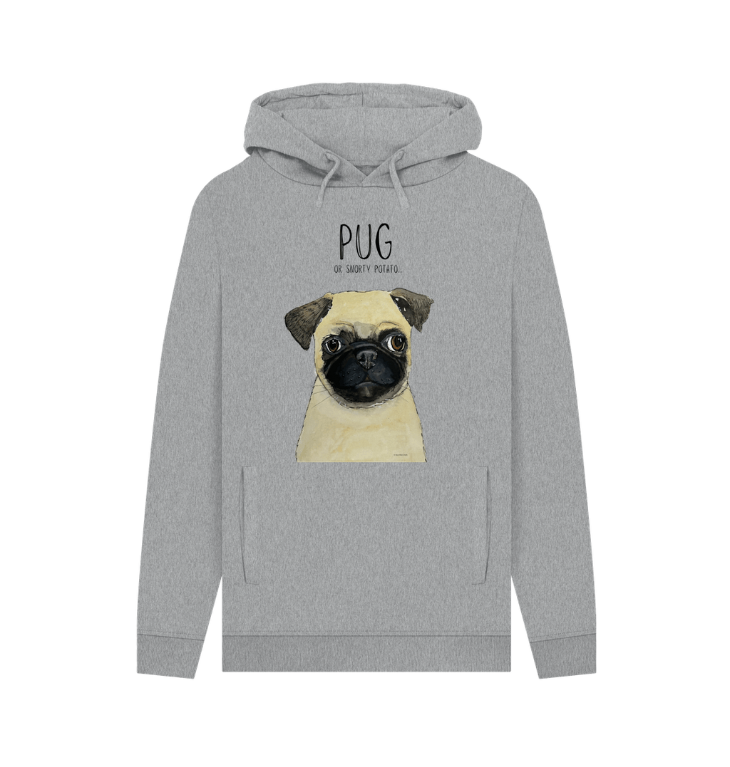 Pug or Snorty Potato? Men's Hoodie – Cozy, Funny, & Pug-tastic!