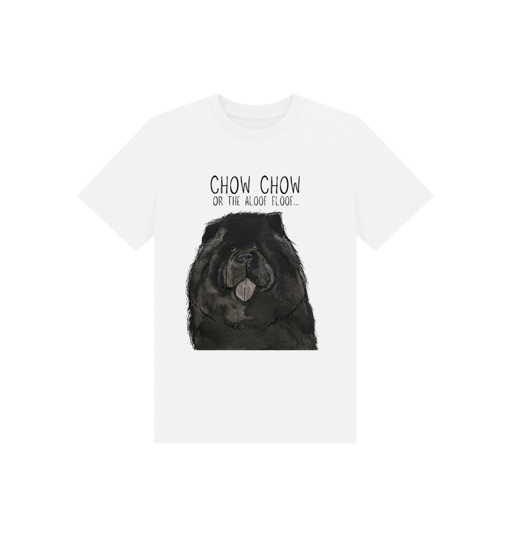 Adorable Black Chow Chow Children's T-Shirt – Cute Dog-Themed Kids' Tee