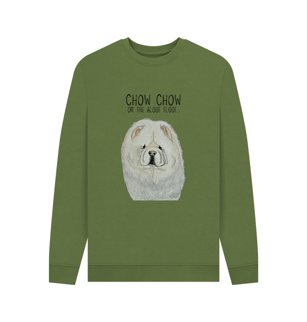 Cream Chow Chow Men's Crewneck Sweatshirt – The Aloof Floof Edition