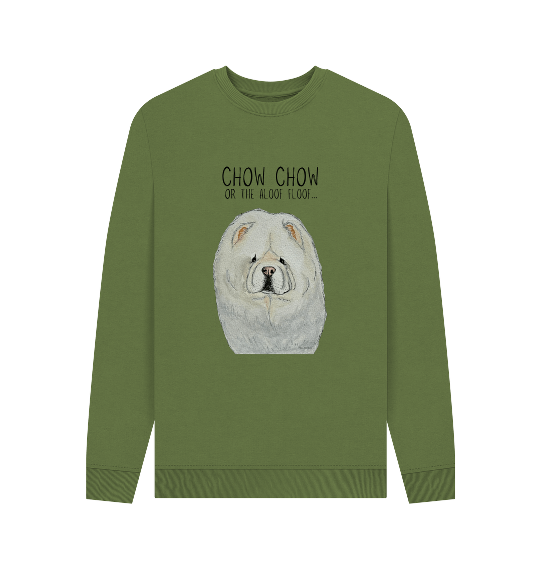 Cream Chow Chow Men's Crewneck Sweatshirt – The Aloof Floof Edition