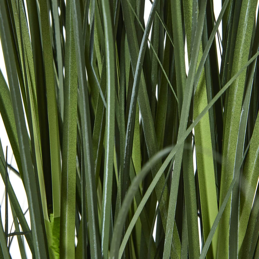 Vibrant blue artificial Agapanthus africanus with lush green foliage in a pot, lifelike faux African lily plant. by Sostter at brixbailey.com