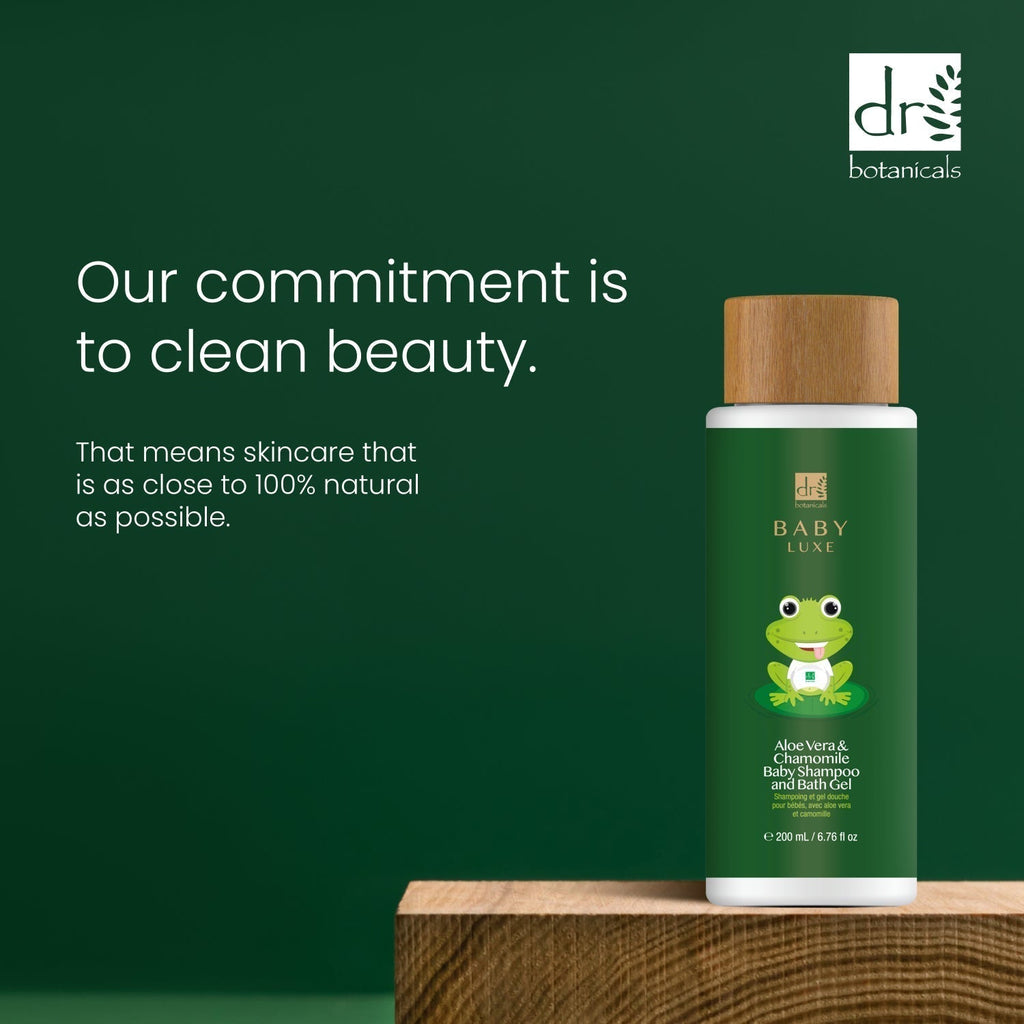Baby Aloe Vera and Chamomile Shampoo and Bath Gel 200ml Twin Pack