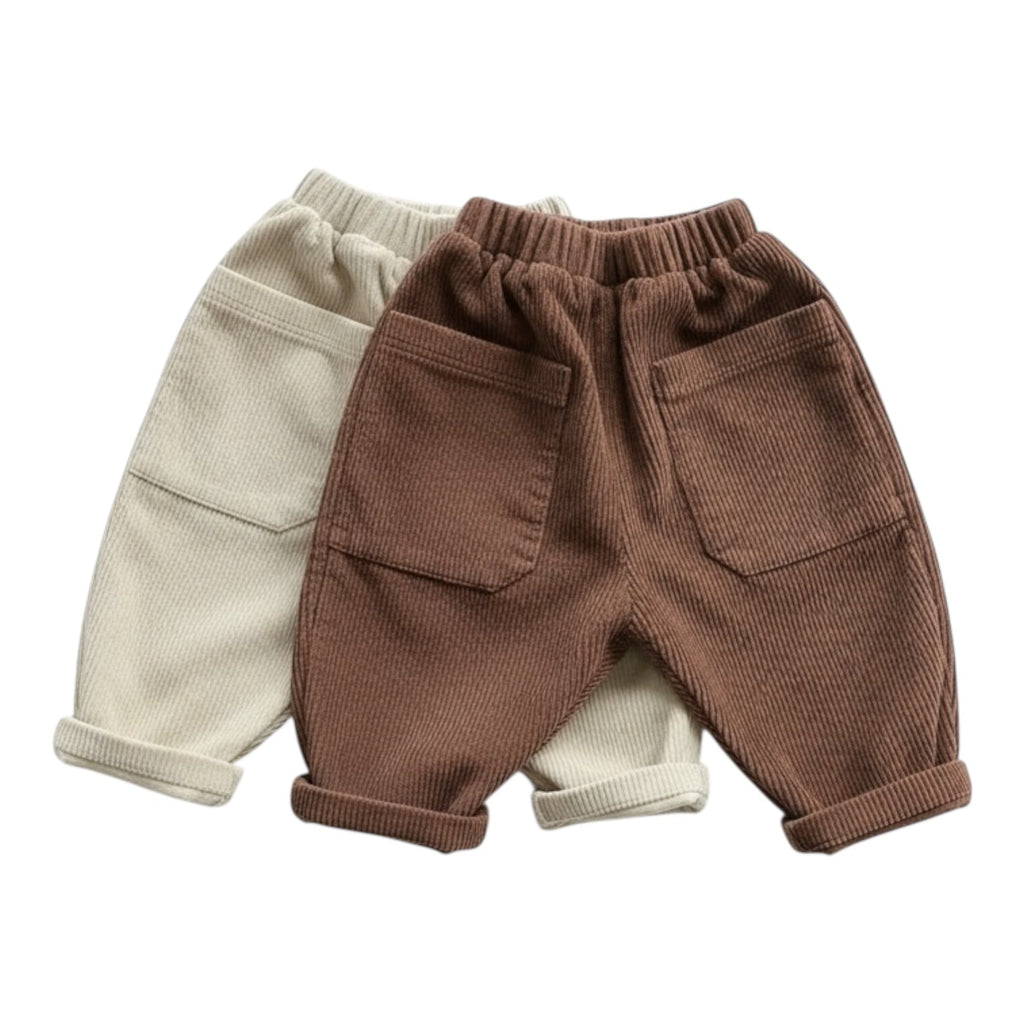 Corduroy Pocket Trousers for Kids