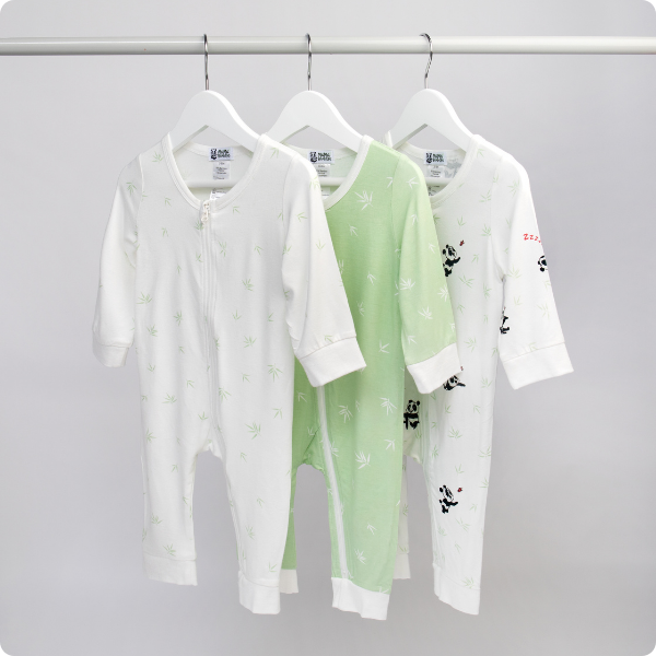 Bamboo Baby Grows with Ping the Panda Print