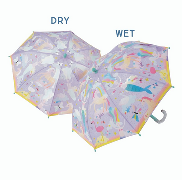 Color-Changing Kids Umbrella – Magical Rainy Day Adventure by Floss & Rock at www.brixbailey.com