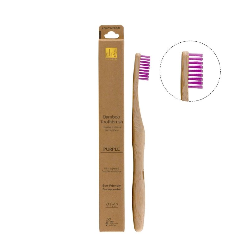 Purple Bamboo Toothbrush