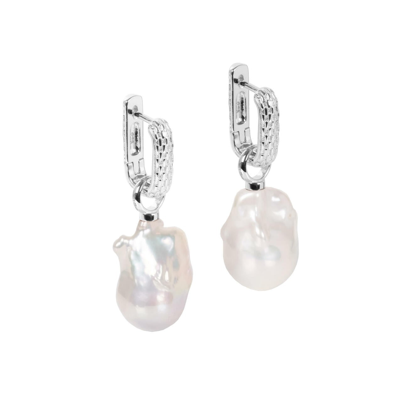 Baroque Pearl L Earrings