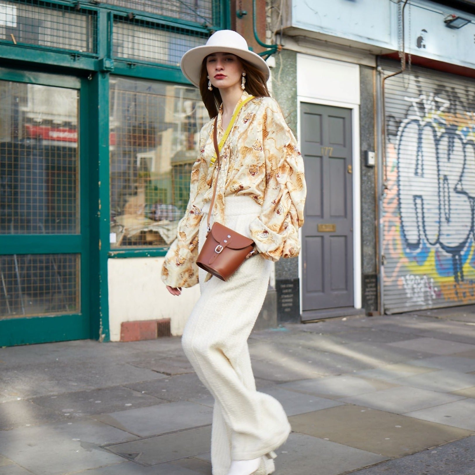 Handmade Leather Barrel Bag - Oxblood
