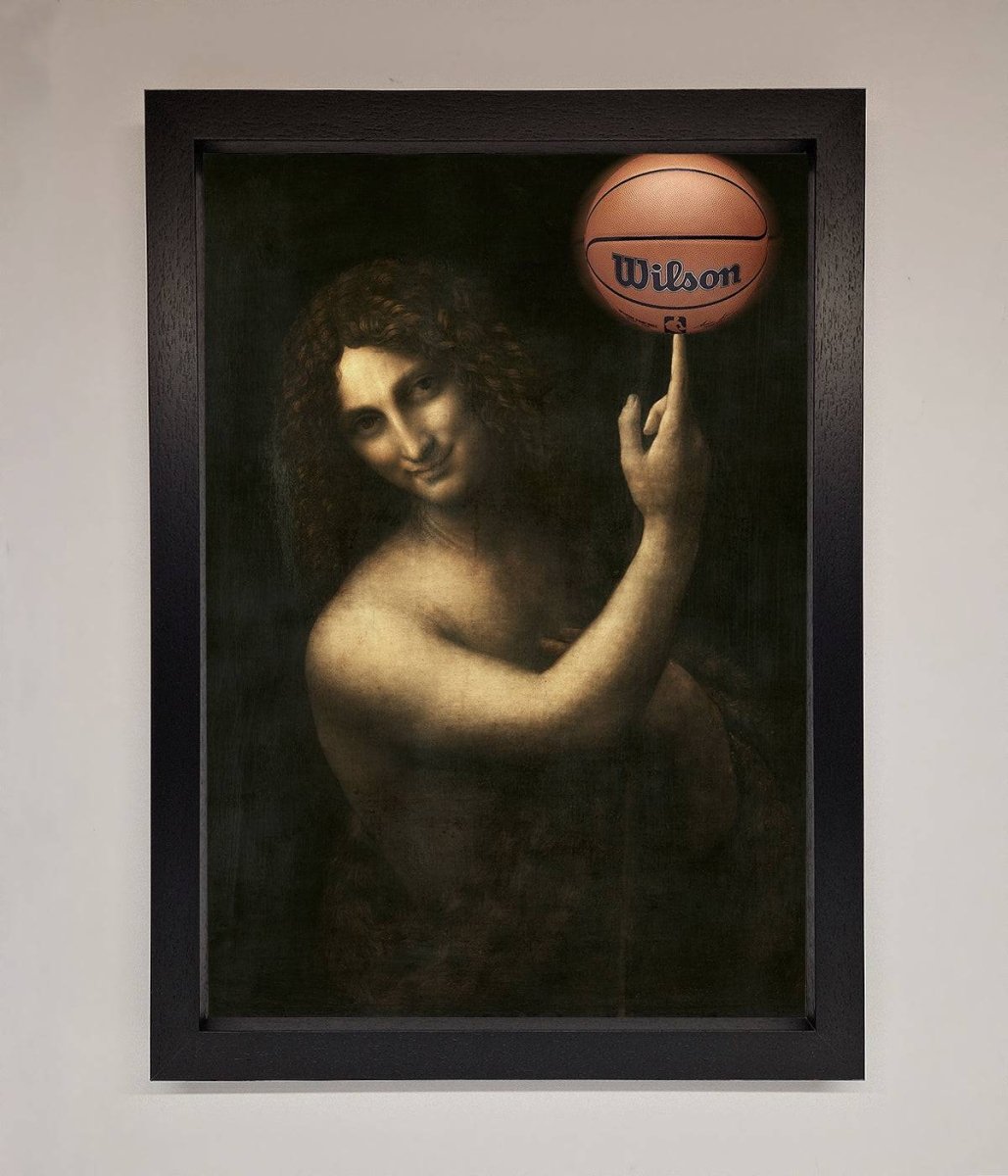 Basketball Renaissance Altered Framed Print
