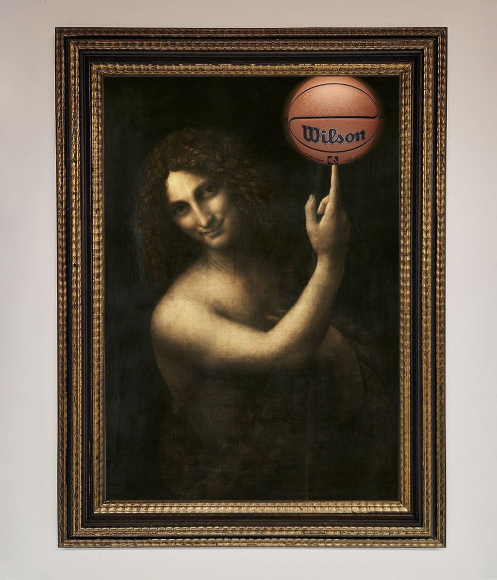 Basketball Renaissance Altered Framed Print