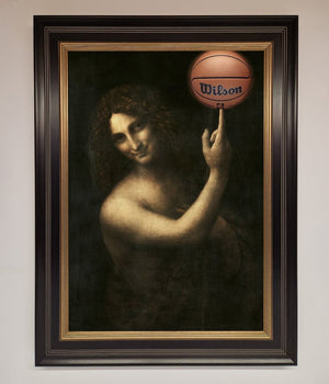Basketball Renaissance Altered Framed Print