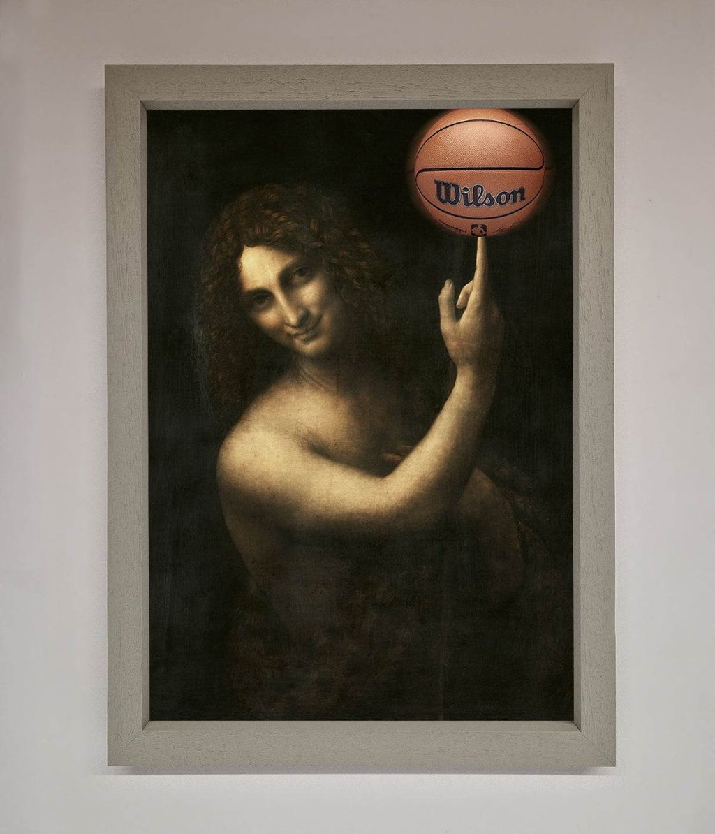 Basketball Renaissance Altered Framed Print