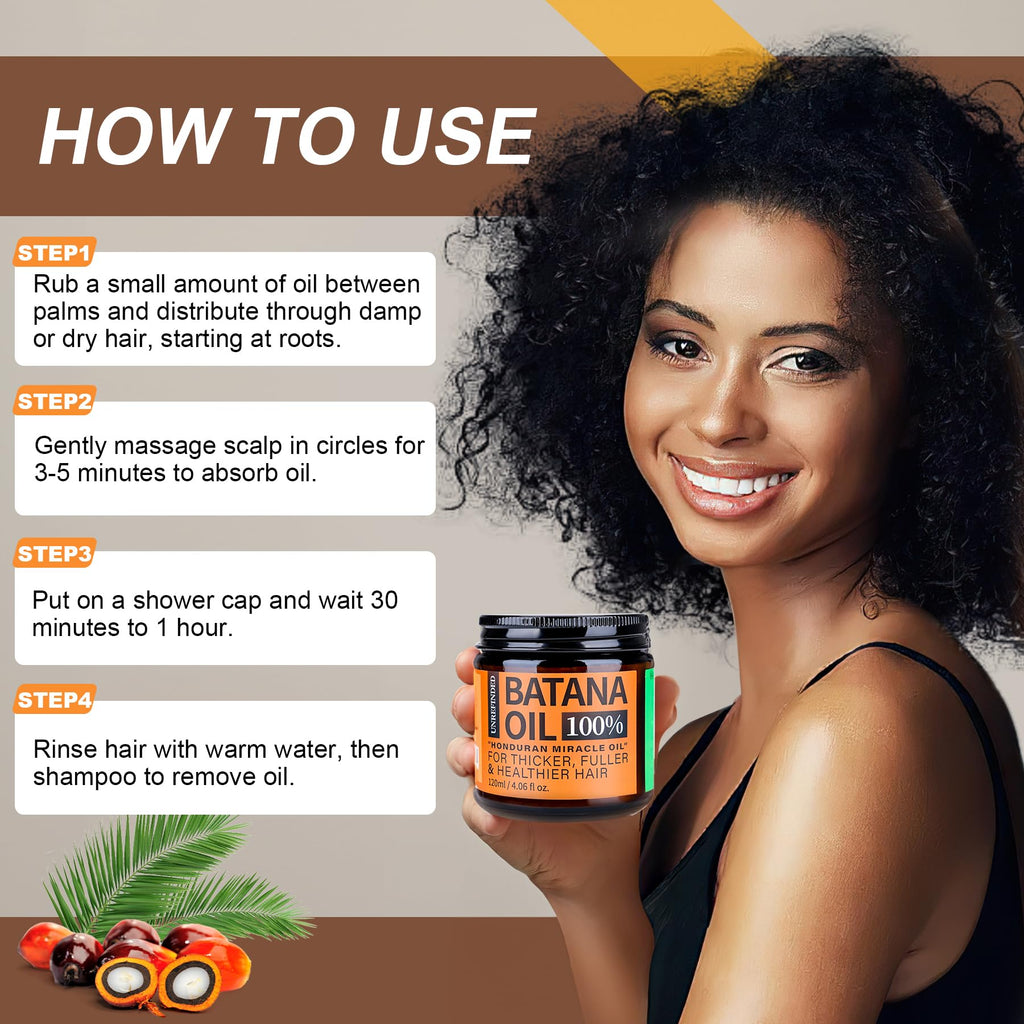 Raw Batana Oil Hair Mask for Growth and Repair