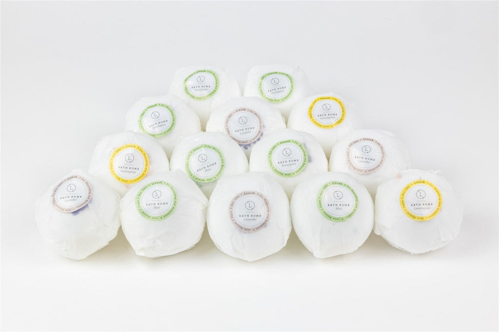 Natural Handmade Bath Bombs Gift Set of 14 