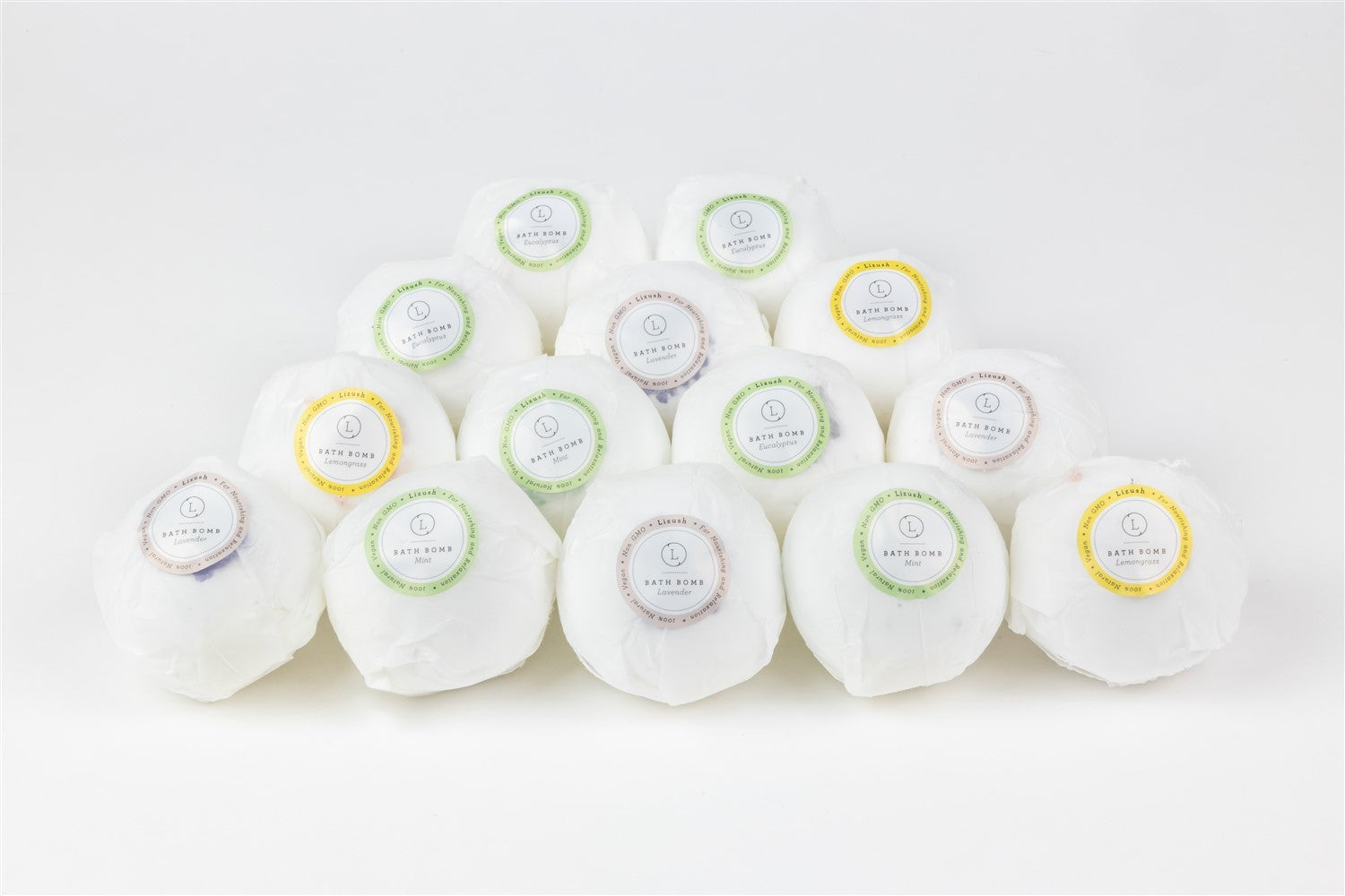 Natural Handmade Bath Bombs Gift Set of 14 
