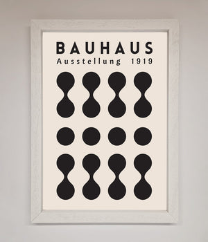 Bauhaus Black 1919 Framed Wall Art