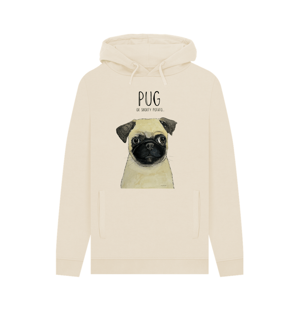 Pug or Snorty Potato? Men's Hoodie – Cozy, Funny, & Pug-tastic!