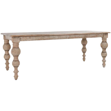 Rutland solid wood dining table, warm brown minimalist design, seats 6-8, contemporary British craftsmanship (124 chars) by Sostter at brixbailey.com
