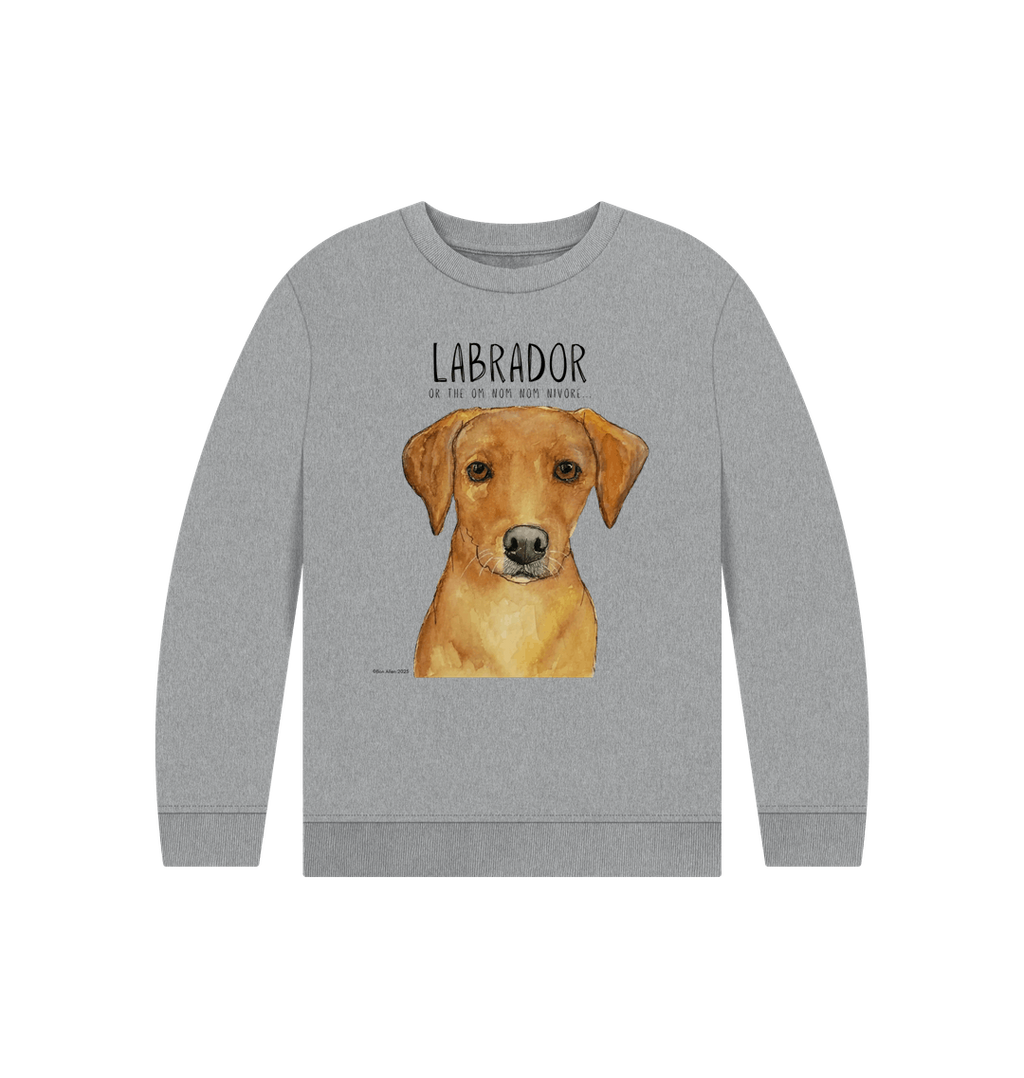 Crumb Catcher in Chief – The Fox Red Labrador Kids' Sweatshirt