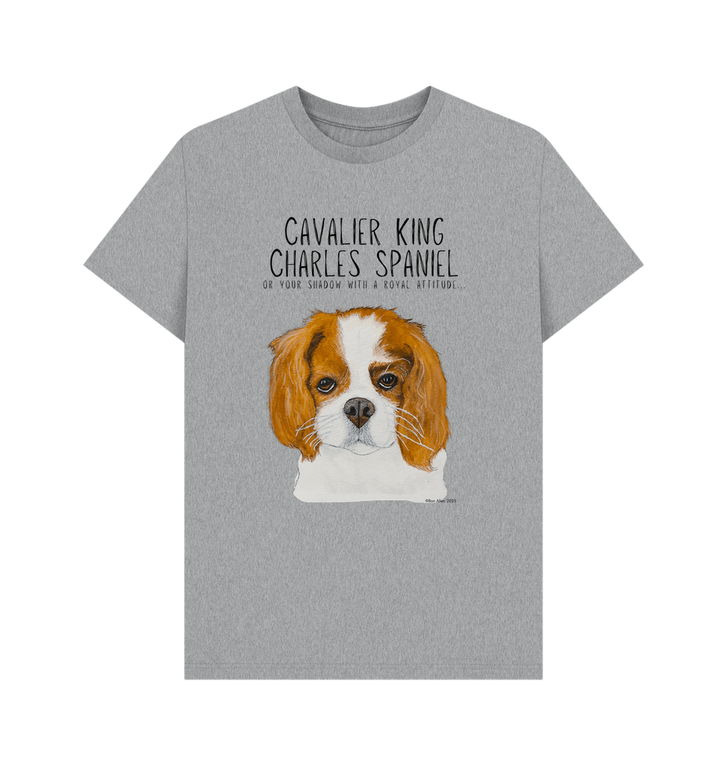 Obey the Crown: Sustainable Men’s T-Shirt Featuring Your Regal Shadow (Cavalier Style)