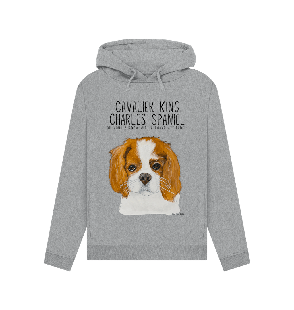 Her Royal Softness: Sustainable Women’s Hoodie with Cavalier Queen Energy