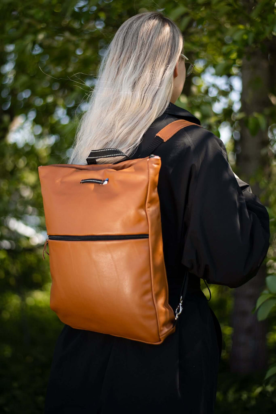 Eco-Friendly Barbara Leather Backpack – Unique & Handmade by Trendbag at brixbailey.com