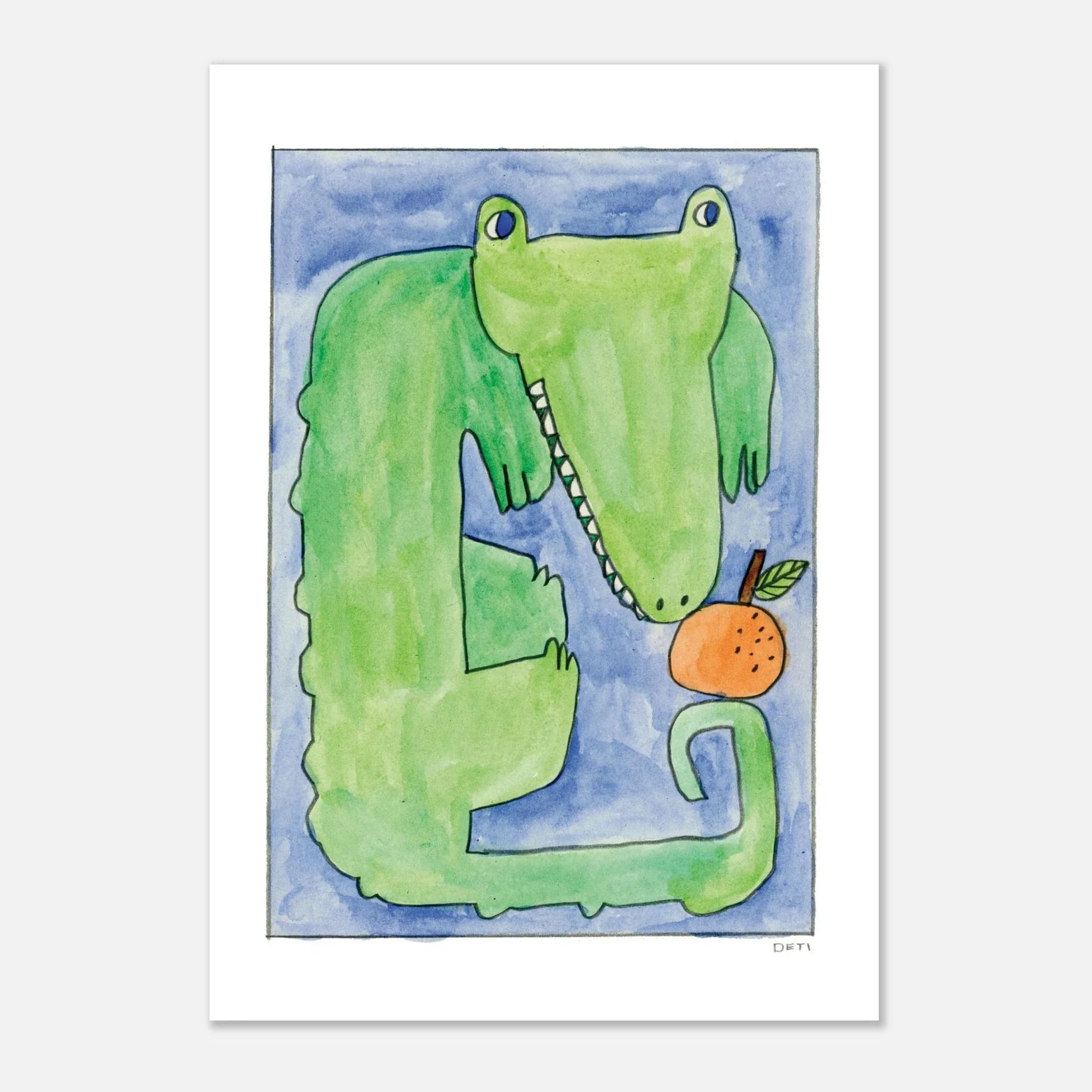 Florida Gator Print by Hayley Deti