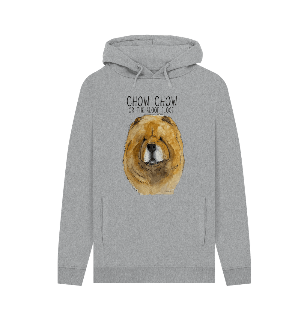 Stay Snuggly with the Aloof Floof – Red Chow Chow Men's Hoodie!