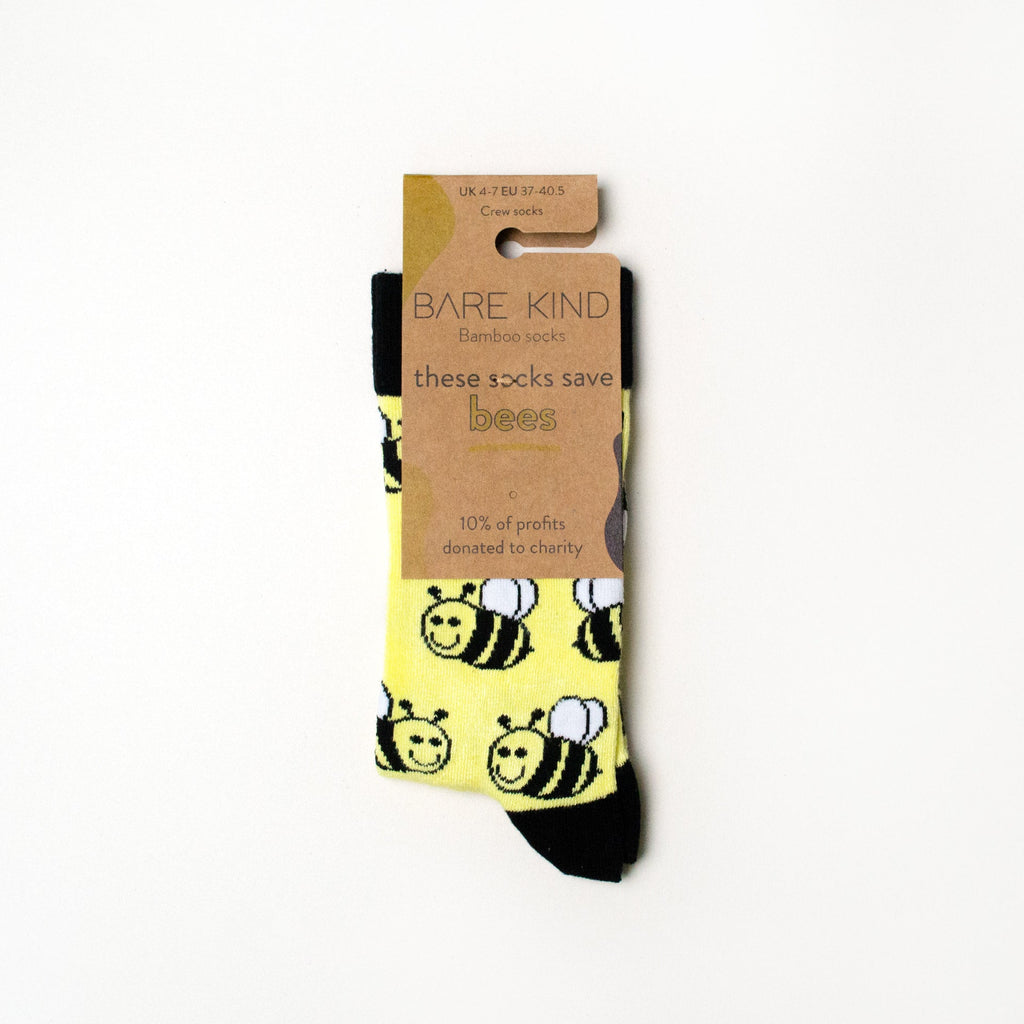 Save the Bees Bamboo Socks