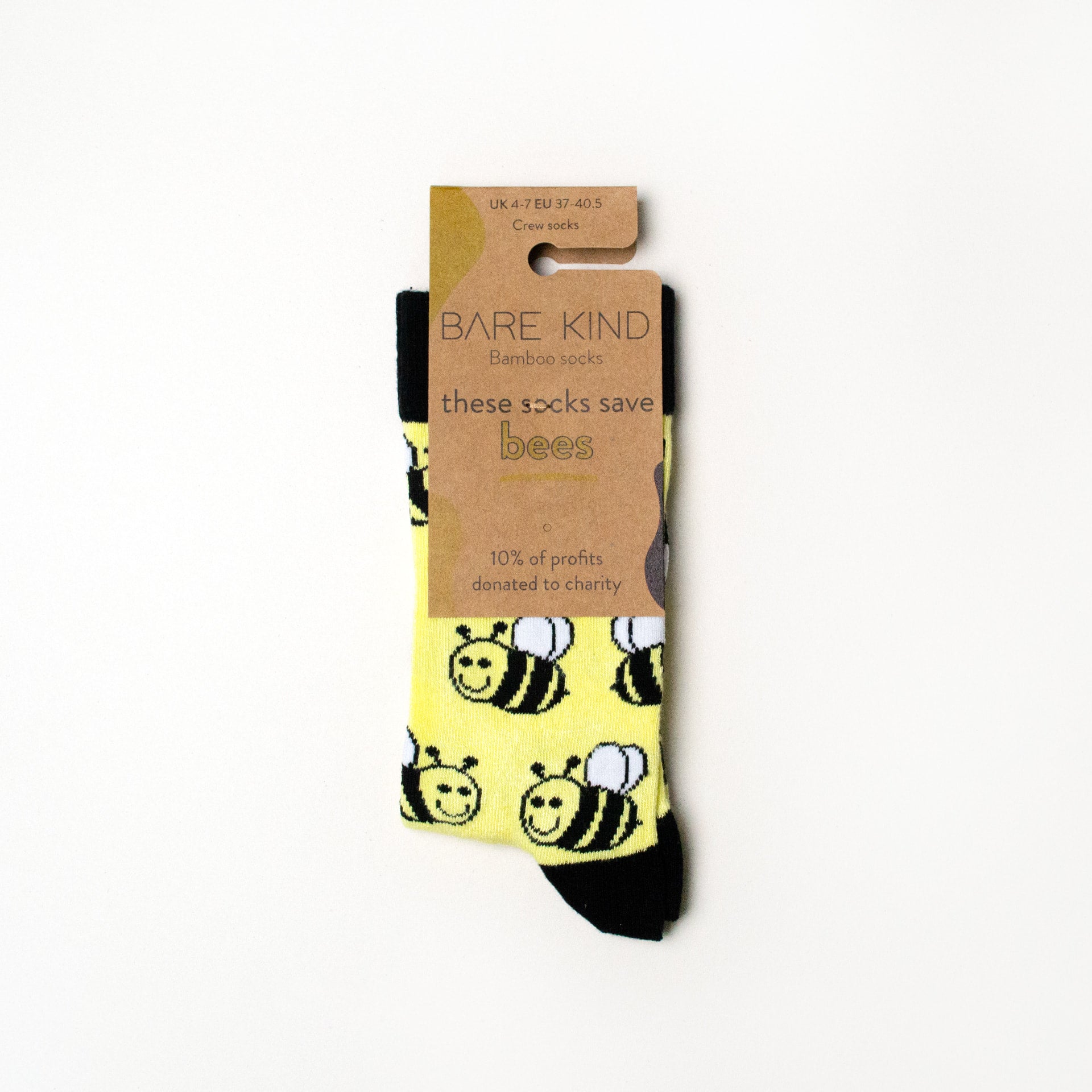 Save the Bees Bamboo Socks