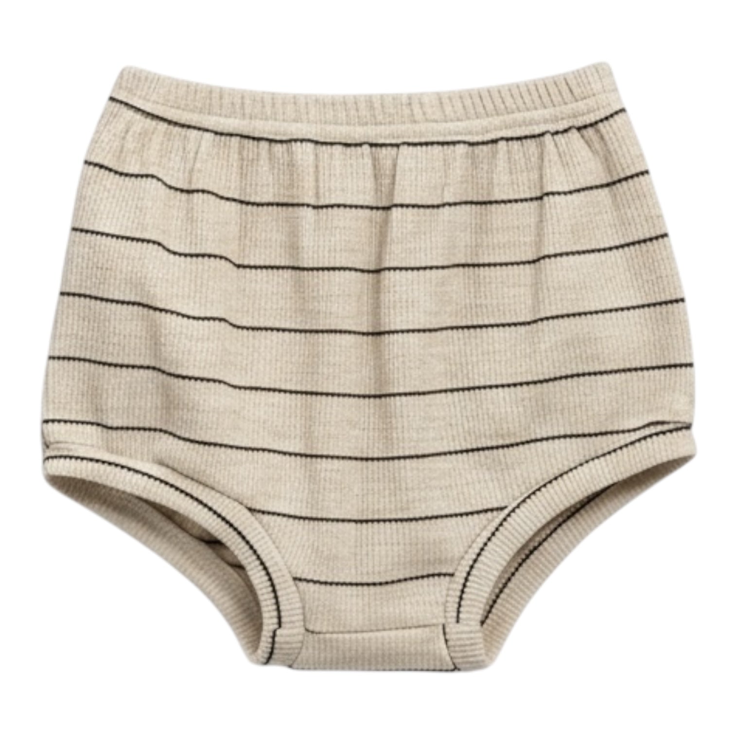 Beige Stripe Cotton Top and Bloomer Set for Kids