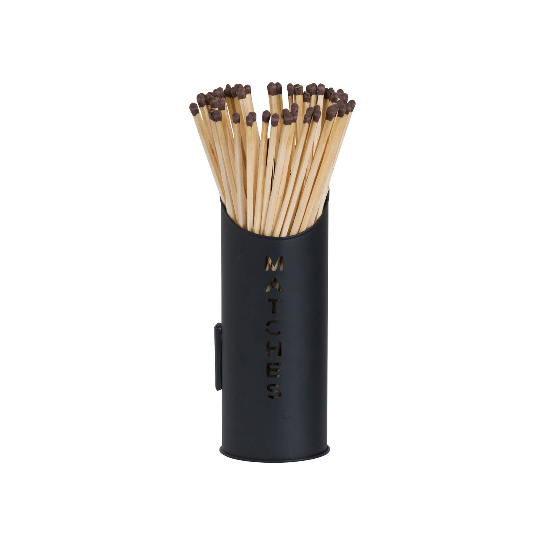 Black metal log and kindling bucket set with rustic charm, modern design, and matte black finish for fireplace storage. by Sostter at brixbailey.com