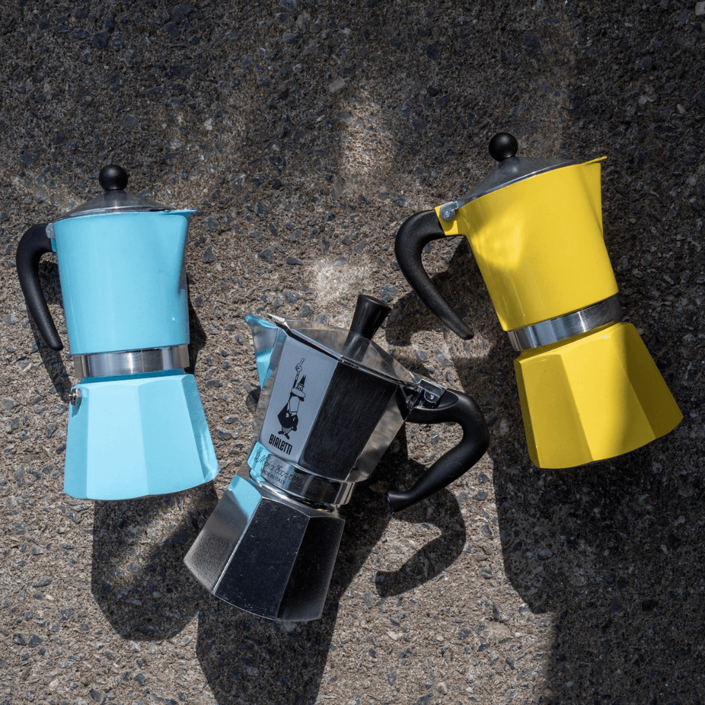 Rainbow Aluminium Stovetop Coffee Maker