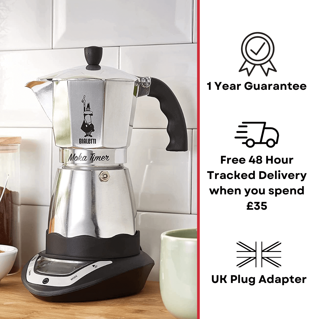 Bialetti Moka Timer Electric Coffee Maker (UK Plug)