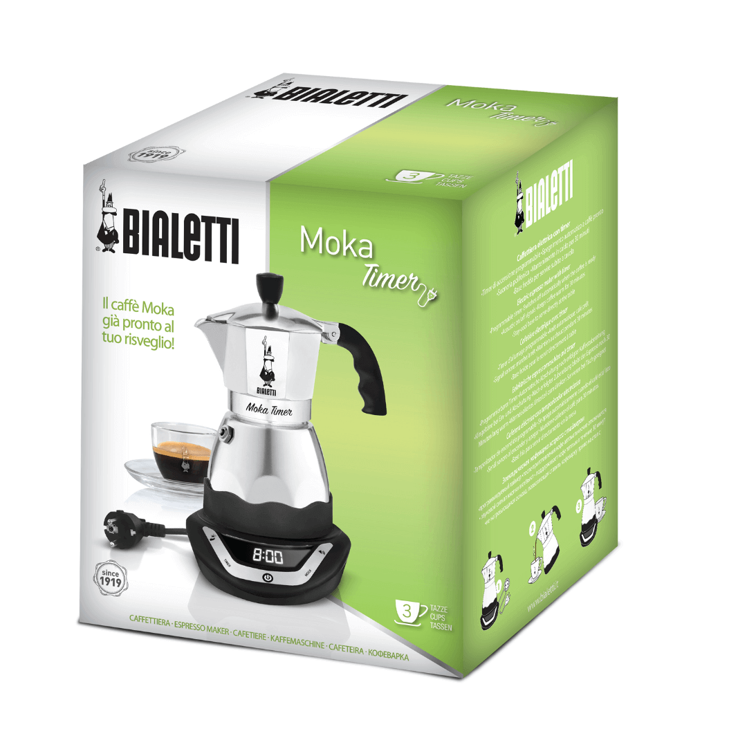 Bialetti Moka Timer Electric Coffee Maker (UK Plug)
