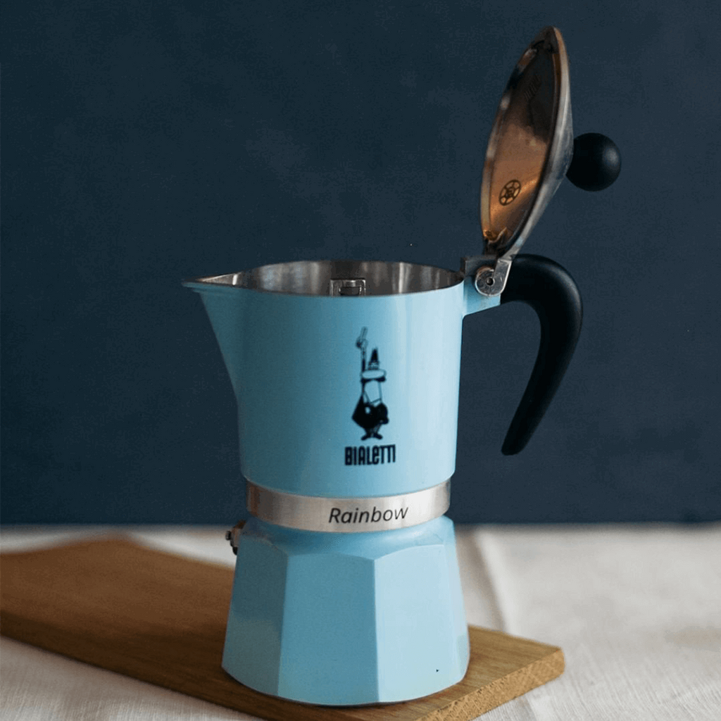 Rainbow Aluminium Stovetop Coffee Maker