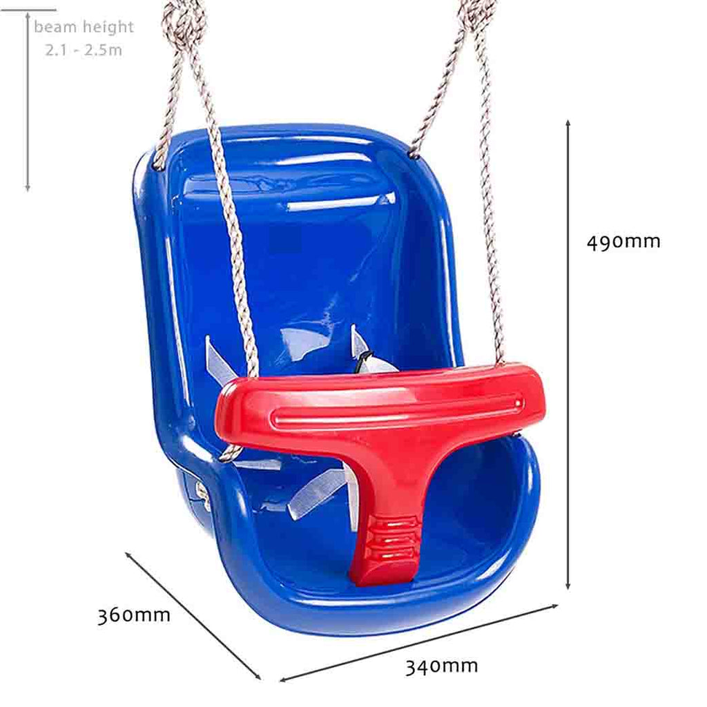 Baby Swing Seat - Blue Deluxe - Safe & Comfortable