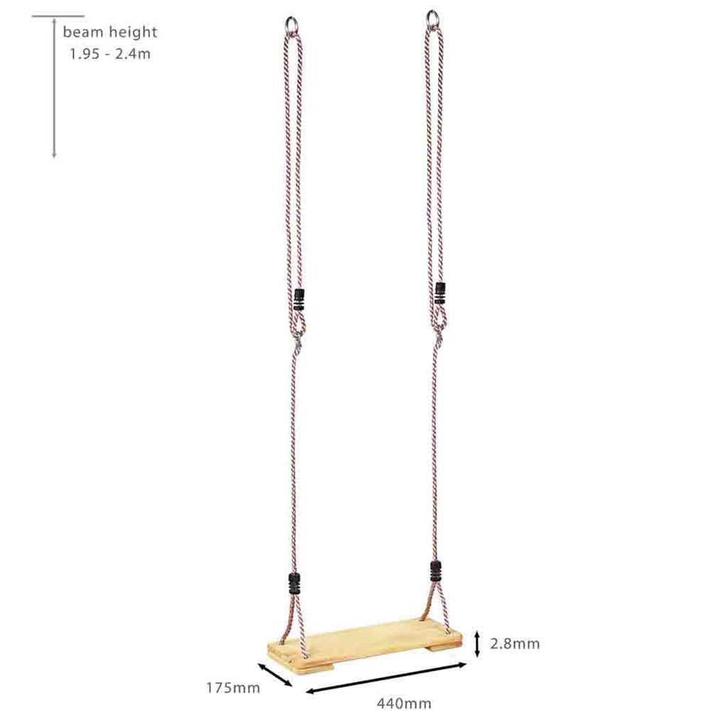 Wooden Tree Swing - Outdoor Fun Adventures