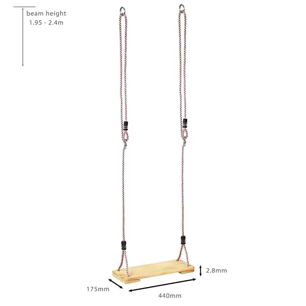 Wooden Tree Swing - Outdoor Fun Adventures